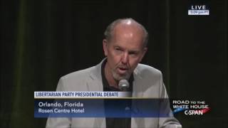 Libertarian National Convention  Libertarian Presidential Debate  CSPAN  05 28 2016 [upl. by June]