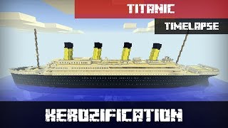 Minecraft Timelapse  TITANIC [upl. by Segalman17]