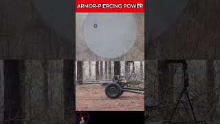 ArmorPiercing Ammo Test M3 AntiTank Gun AntiTankGun [upl. by Herzog]