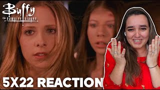 BEST FINALE EVER BUFFY THE VAMPIRE SLAYER 5x22 REACTION l The Gift [upl. by Mcclain]