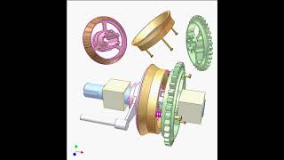 Synchronic Toothed Clutch 1 [upl. by Ylrebmit]