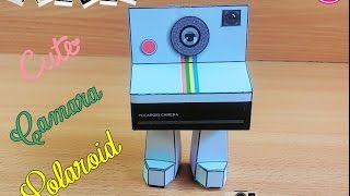 camara polaroid papercraft [upl. by Aitsirk]