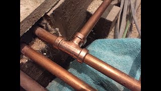 Tectite Sprint Push Fit Pipe Equal Tee 15 X 15 X 15mm Installation and Review [upl. by Fablan]