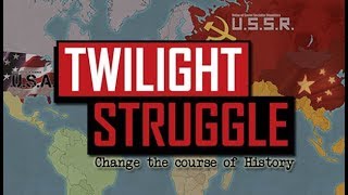 Twilight Struggle  Game 2 USSR  Part 1 [upl. by Ardnasil652]