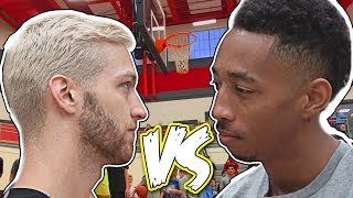 Jordan Kilganon VS Jon Clark In EPIC Dunk off at Dunk Camp [upl. by Hafirahs]