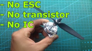 Running Motor HDD without ESC [upl. by Winni]