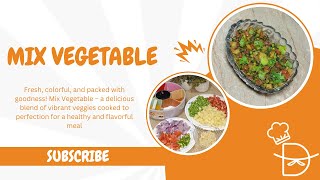 Mix Vegetable Recipe  Deejas Recipes [upl. by Darcey147]