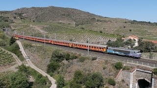 trains sur la cote Vermeille Partie 3 Mai 2014 [upl. by Emie]