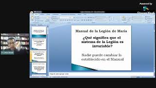 Manual de la Legión de María  Capitulo XX 20 24042021 [upl. by Adnohr]