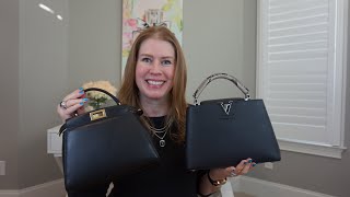 Louis Vuitton Capucines BB VS Fendi Mini Peekaboo [upl. by Adnawak721]