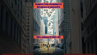 SEC v Jarkesy SCOTUS oral argument SEC amp WallStreet Showdown on SupremeCourt 107 [upl. by Tehr]