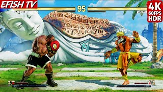 Balrog vs Dhalsim Hardest AI  Street Fighter V [upl. by True264]