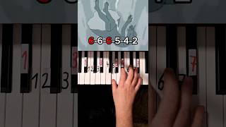 Into the Night Intro Yoasobi Piano Tutorial shorts [upl. by Fanny126]