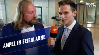 Das Heizungsgesetz ist beschlossen Fabian Köster im Bundestag  heuteshow vom 15092023 [upl. by Einnal]