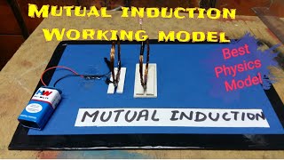 mutual induction model mutualinduction physicsmodel physicsproject cbseprojects [upl. by Cirri825]