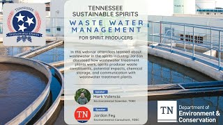 Wastewater Management for Spirits Producers [upl. by Eirruc149]