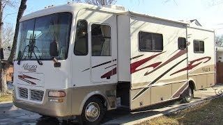 2005 Tiffin Allegro 30DA class A gas motorhome walkaround video [upl. by Ion]