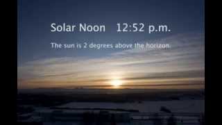 Winter Solstice in the Arctic Fairbanks Alaska Timelapse video [upl. by Ylrehc503]