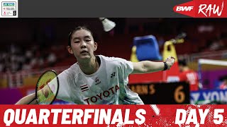 YONEX BWF World Junior Championships 2024  Day 5  Court 3  Quarterfinals [upl. by Adihahs]