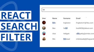 React Search Filter Tutorial Beginner to Advanced [upl. by Nnov426]