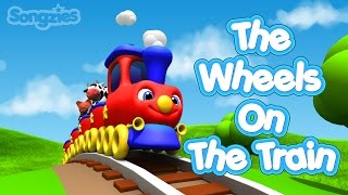 Wheels On The Train  Nursery Rhymes  Baby Songs  Kids Songs  4K [upl. by Euqinobe296]