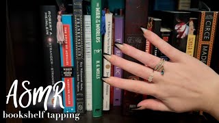 ASMR BookShelf Tour  Soft Spoken Book Tapping  book amp manga sounds [upl. by Norman252]