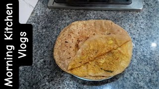 Aloo Gobi Paratha Recipe  Easy Recipe  آلو گوبھی پراٹھا  Breakfast Recipe Morning Kitchen Vlogs [upl. by Bernadene]