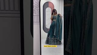 Thread Work Lehnga design lehengacholi lehenga dress shorts yt royalkhadhibhandar meesho [upl. by Aekim]