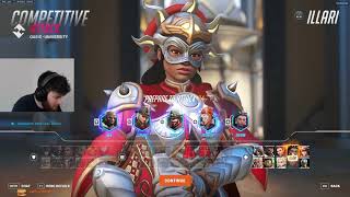 Dafran ILLARI ZENYATTA COMPETITIVE Gameplay  OVERWATCH VOD Replays [upl. by Hares852]