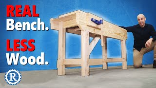 The Minimum Timber Bench  Start woodworking for less [upl. by Elinor697]