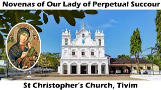 Novena Day 9 of Our lady of Perpetual Succour  9am 29th Oct 2024  St Christophers Church Tivim [upl. by Lezlie]