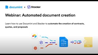 Automated PDF document creation with Documint and Stacker [upl. by Arualana84]