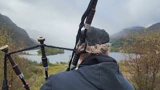 Playing pipes in Glenfinnan [upl. by Eal213]