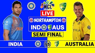 World Championship of Legends Live India vs Australia Live  IND vs AUS Live Scores amp Commentary [upl. by Aivatan]