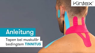 Tapen bei muskulär bedingtem Tinnitus  Kintex® Anleitung zum Kinesiologie Tapen [upl. by Bartholomew]