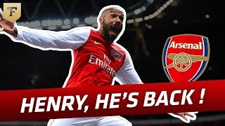 Thierry Henry  le retour de la légende à Arsenal 2012 [upl. by Byrdie]