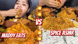 Maddy eats vs Spice ASMR [upl. by Ettenirt979]