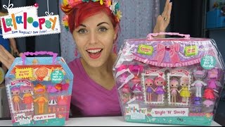 Lalaloopsy Minis Style n Swap Peanut Big Top Jewel Sparkles and Confetti Carnivale Review [upl. by Sammons870]