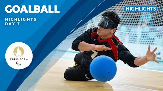 🏐 Goalball Highlights  Day 7  Paris 2024 Paralympic Games [upl. by Krahling]