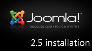 Joomla 25 Installieren Tutorial DeutschGerman HD  TutorialChannel [upl. by Ellenij]