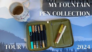 🖋️ My Fountain Pen Collection  How I Use My Fountain Pens [upl. by Nyltyak]