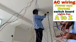 Room Full Electricals wiring ।। House wiring part1 ।। underground wiring 2021 [upl. by Nereus405]