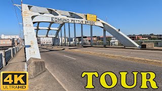 Edmund Pettus Bridge  Selma Alabama 4K Tour [upl. by Nottap885]