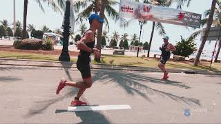 Ironman 703 Danang 2018  Phần Thi Chạy của Cao Hà [upl. by Heyward]