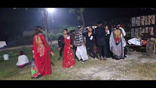 Tharu Bhaili dance Durgaouli Kailali 2081 [upl. by Akceber]