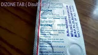 DIZONE TAB  DISULFIRAM  use To leave alcohol amp side effect [upl. by Elahcim]