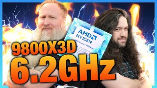 The AMD 9800X3D is an Insane Overclocker  Liquid Nitrogen OC Recap [upl. by Sixla]