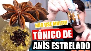 TÔNICO DE ANIS ESTRELADO PARA CRESCER RÁPIDO OS CABELOS  CRESCE MUITO [upl. by Rajiv]