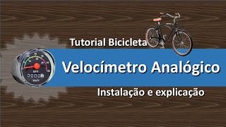 Instalar velocímetro analógico na bicicleta [upl. by Melisenda]