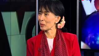 Daw Aung San Suu Kyis Interview with VOA Burmese on Rakhine State and Rohingyas [upl. by Sillad]